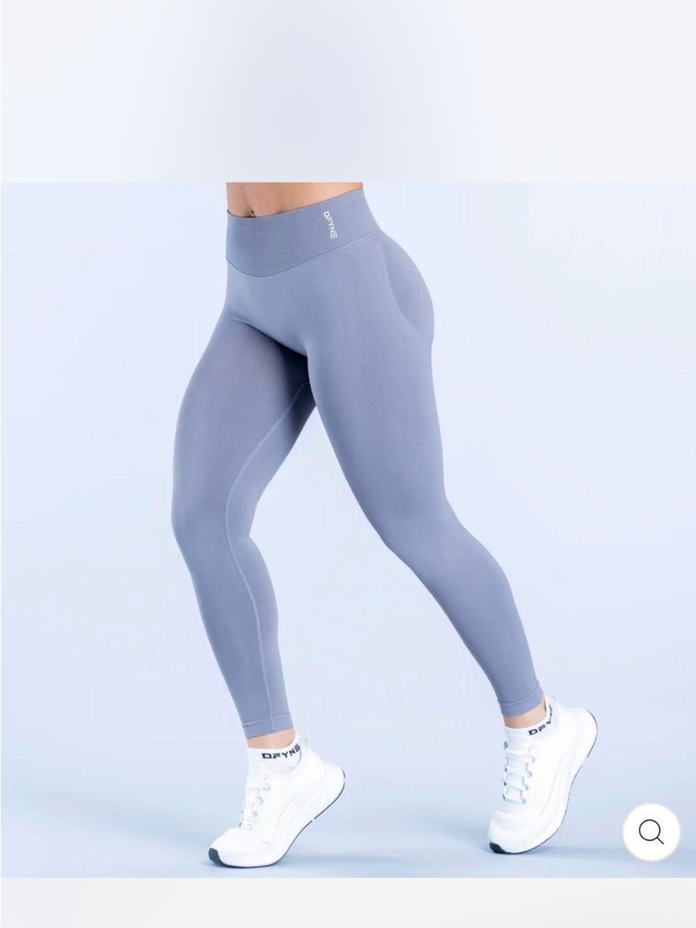 DFYNE High-Waist Gray Seamless Leggings